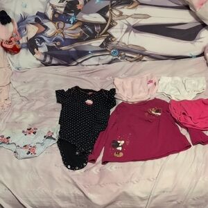 Charming Black Polka Dot Baby Bodysuit Lot